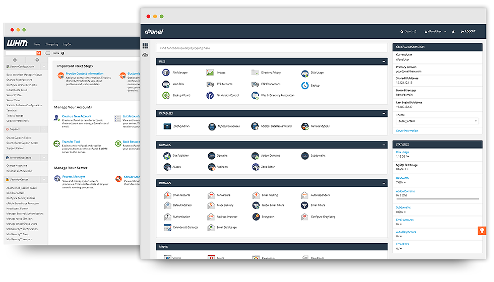 Demostración De Cpanel/Whm