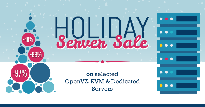 Holiday Server Sale on OpenVZ, VPS & dedicated servers