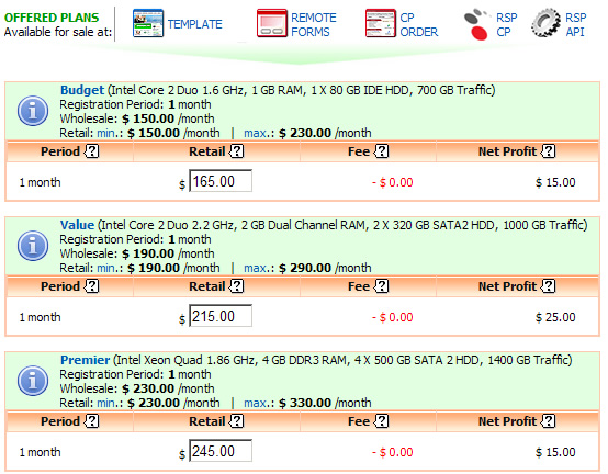 Dedicated Hosting Pricing