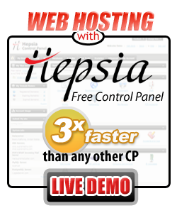 Faster Hepsia Control Panel