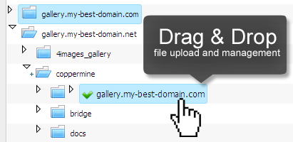 File Manager Drag 'n' Drop
