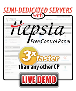 Semi-Dedicated Servers with Hepsia