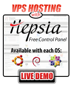 VPS Hosting with Hepsia