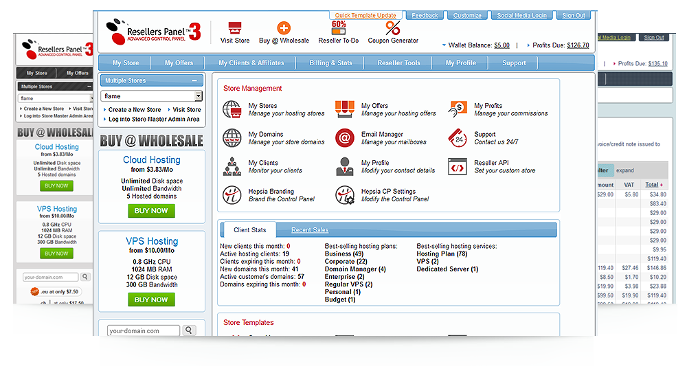 Reseller Control Panel